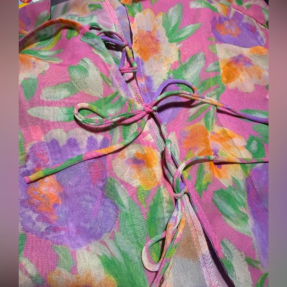 New ASOS sheer floral duster